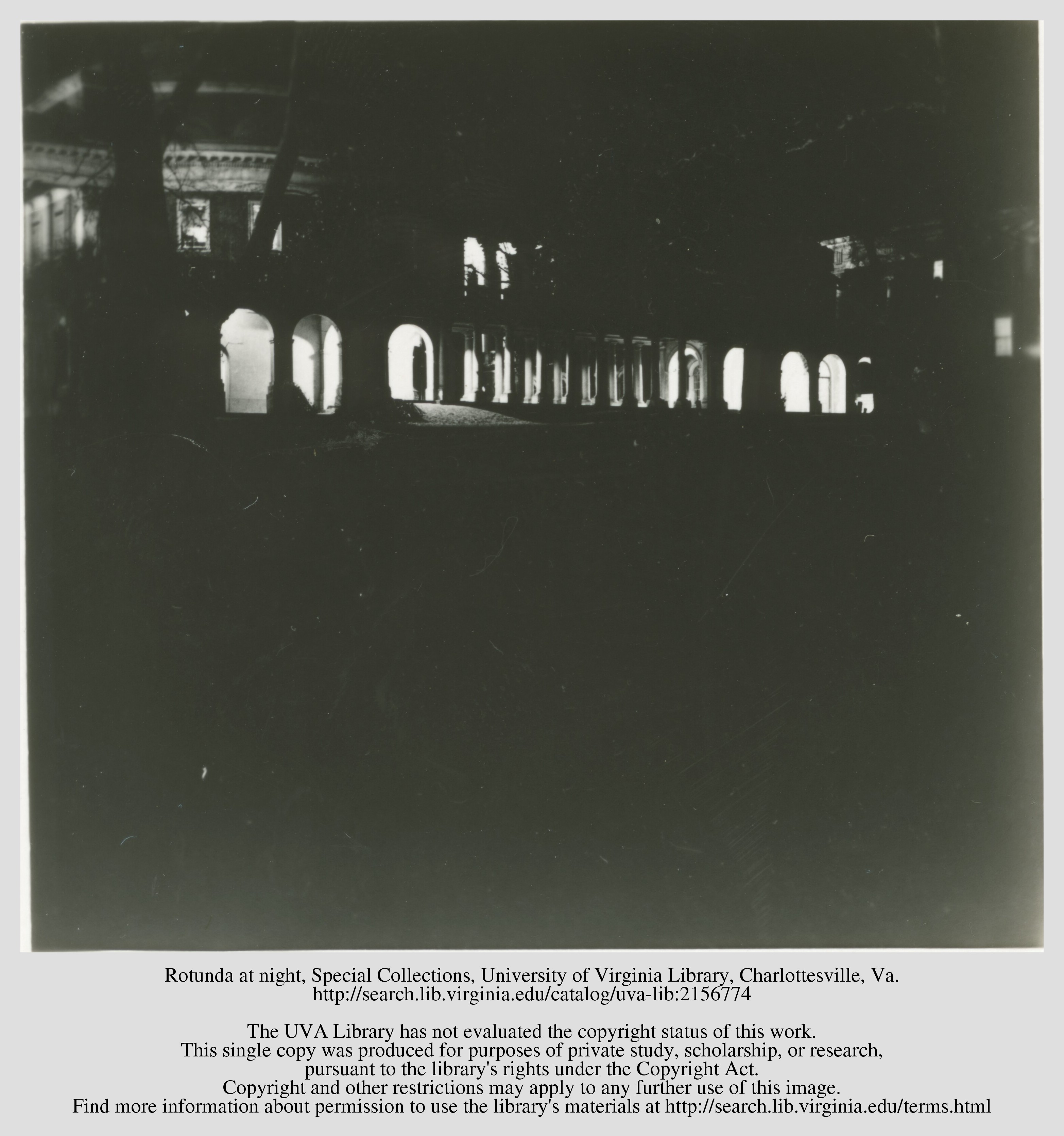 O’Keeffe references the illuminated arches in this photo, taken by George Seward in the 1930s, in her letters. 