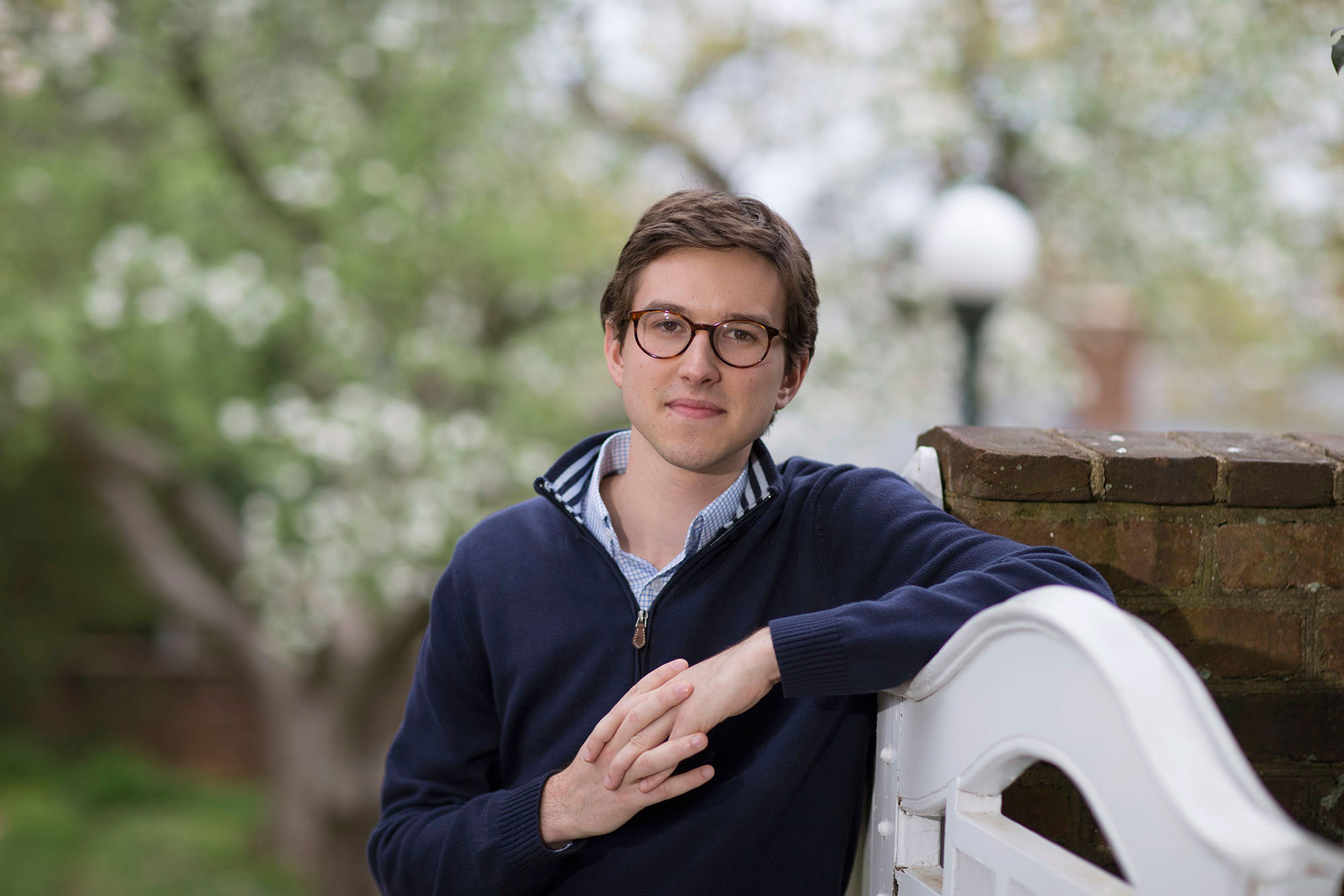 Russell Bogue, a Rhodes Scholar, has been researching two areas: the intersection of politics and economics, and the political opinions of Taiwanese youth.