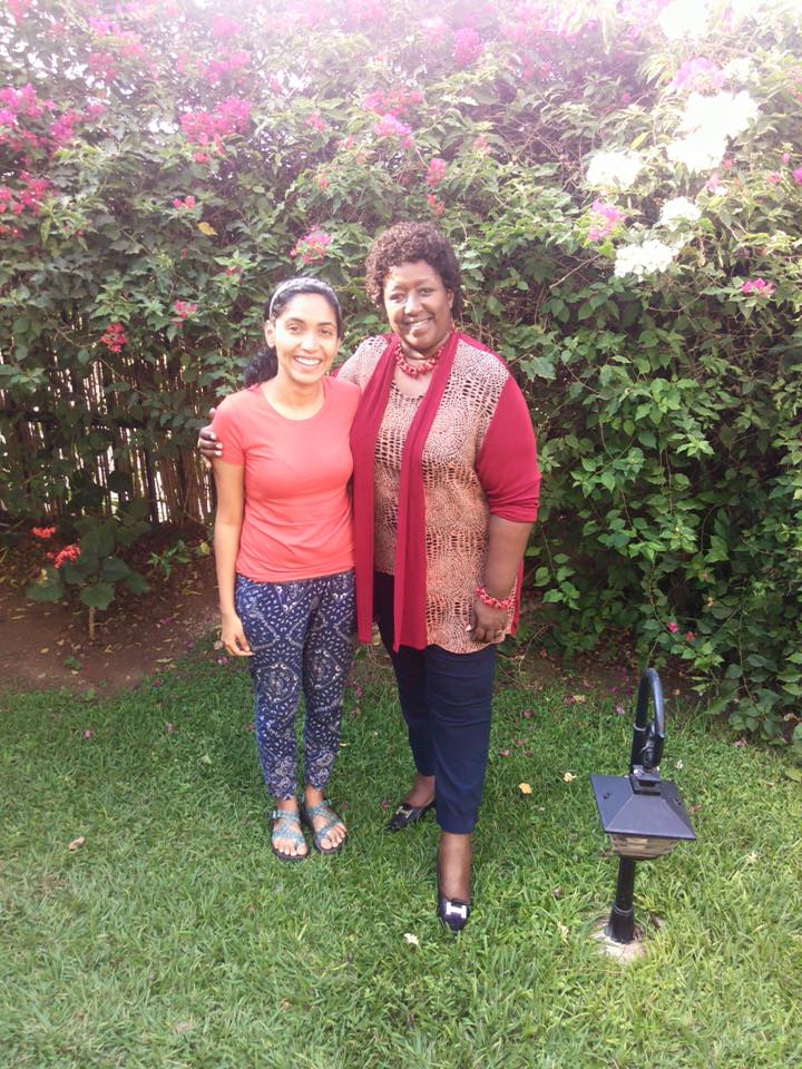 Anisha Hegde and Dr. Agnes Binagwaho