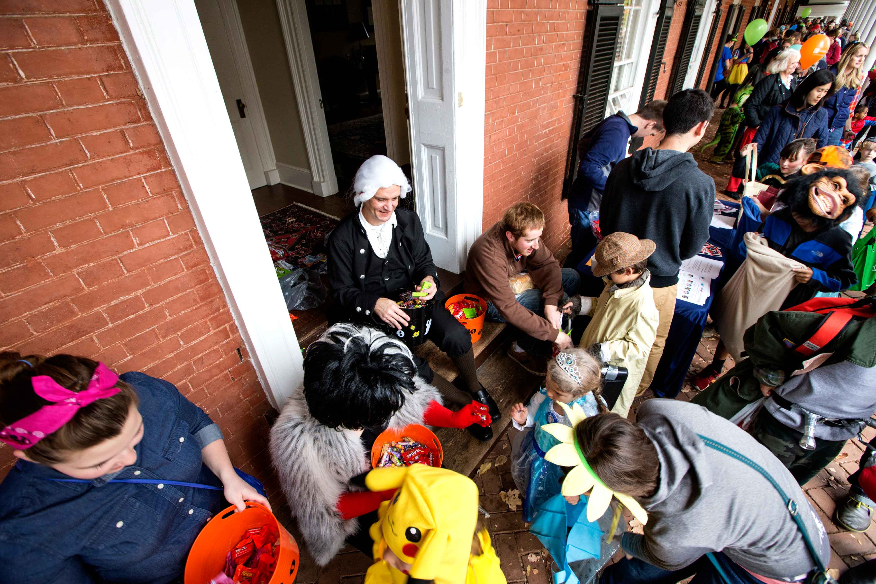 Lawn Residents Eagerly Await Community TrickorTreaters on Halloween