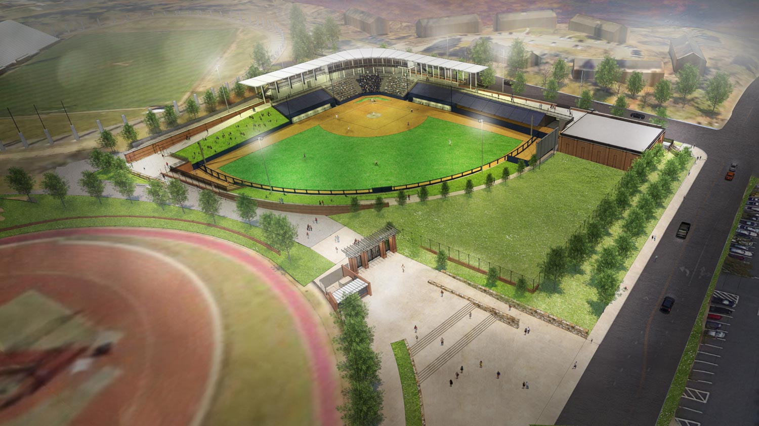 University of Virginia Softball Stadium at Palmer Park- VMDO Architects