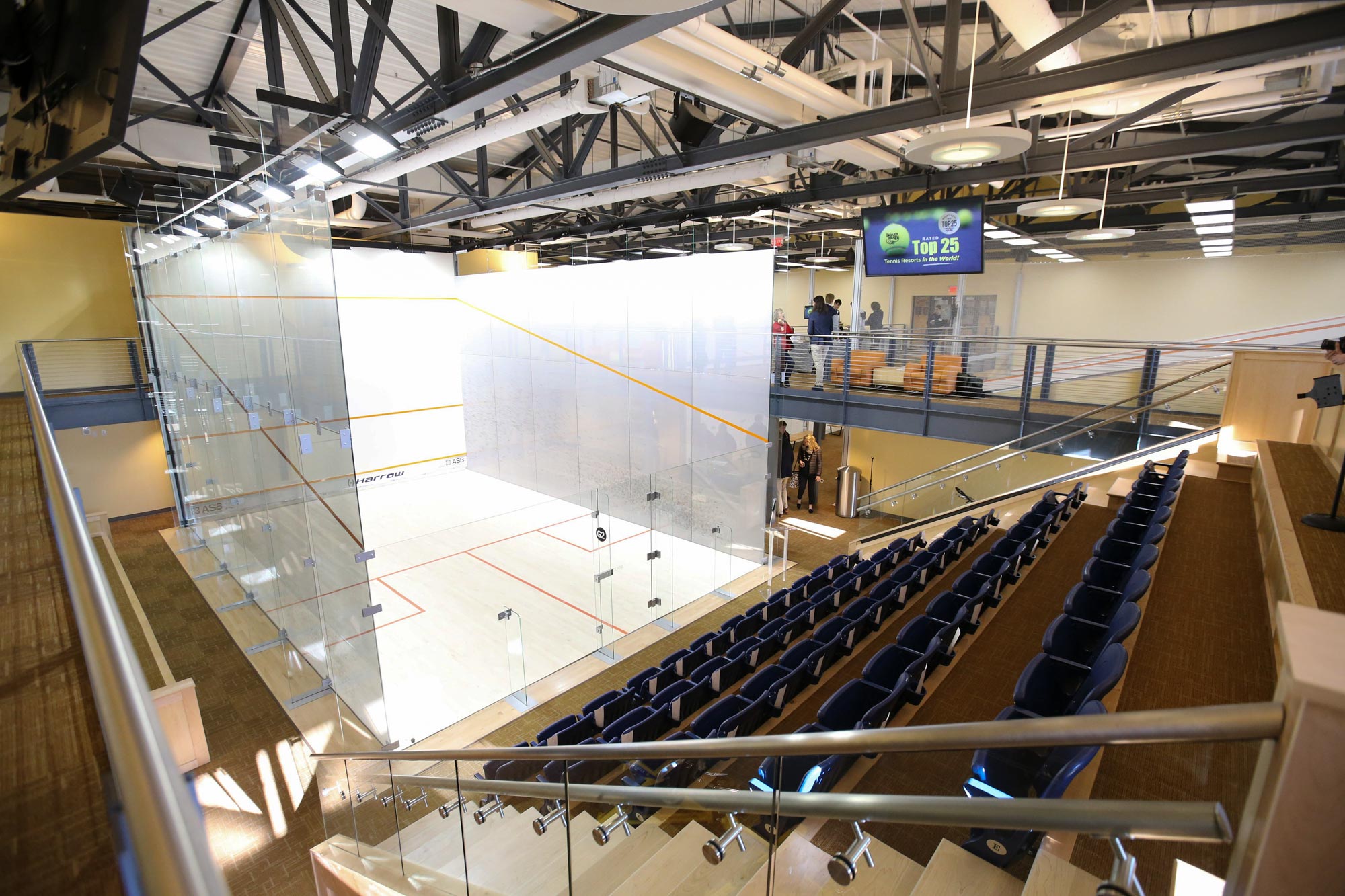 An exhibition squash match at the Boar’s Head Sports Club has the Charlottesville squash community excited.