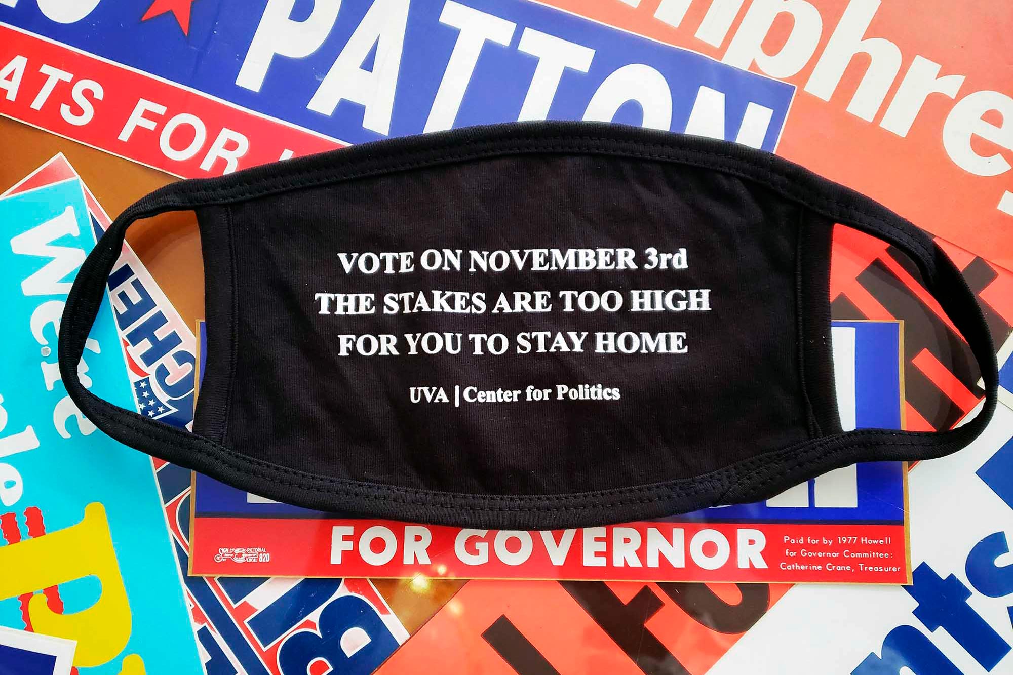 Vote on November 3rd. The stakes are too high for you to stay home. UVA Center for Politics.