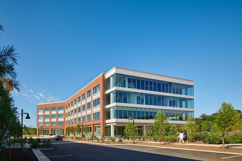 rendering of the Commonwealth BioAccelerator building at UVA
