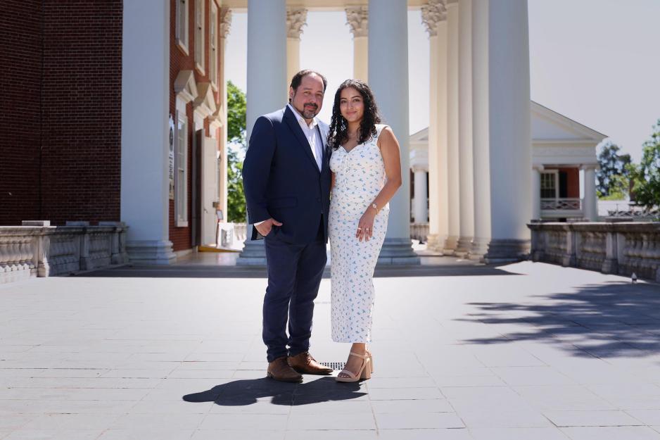 Juan Pablo and Natalie Rodriguez posing for a picture