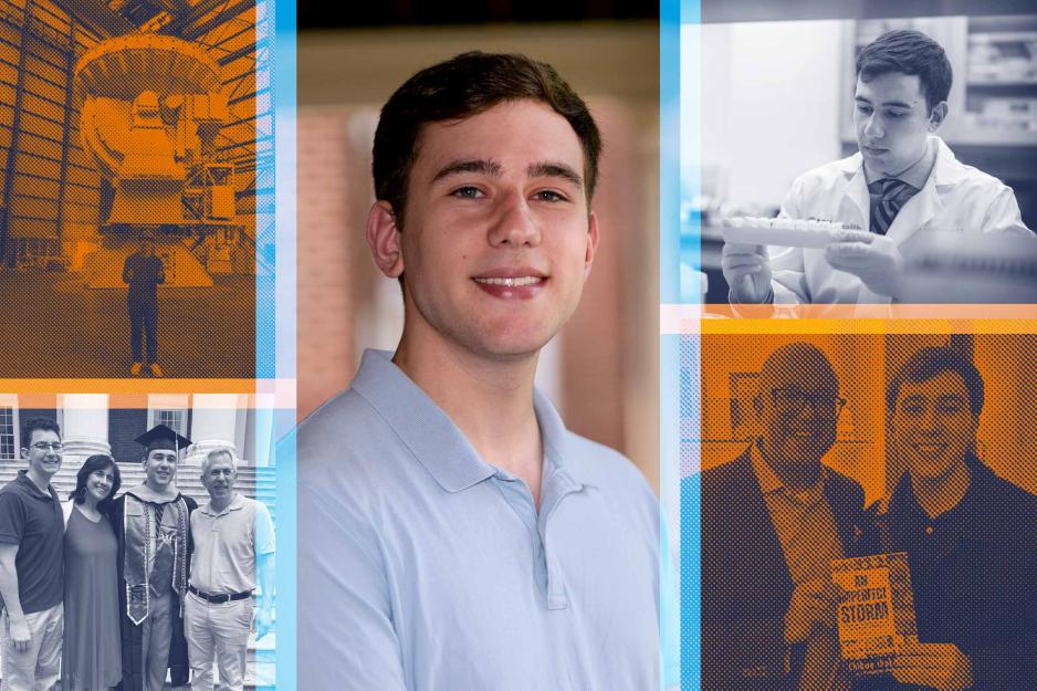Collage portrait of Grant GianGrasso. 