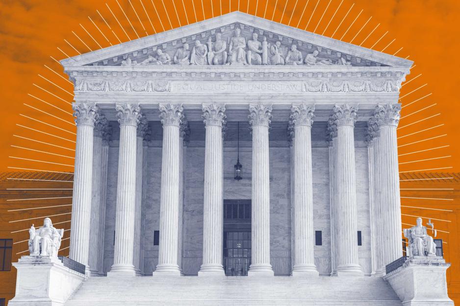 Graphical depiction a Supreme Court