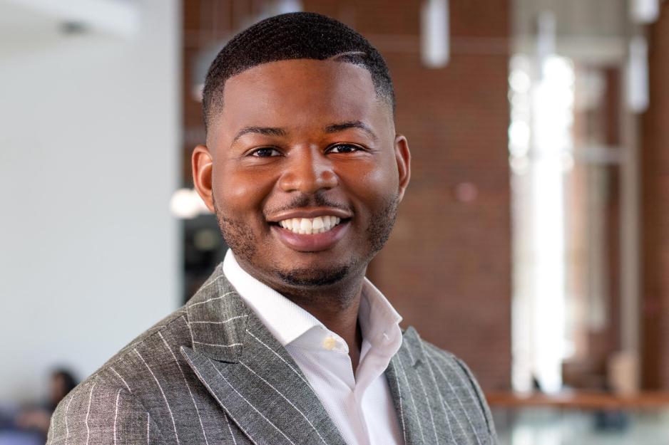 Portrait of UVA student Christopher Mathis