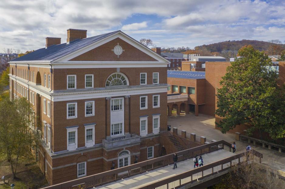 Aerial of UVA’s School of Education and Human Development
