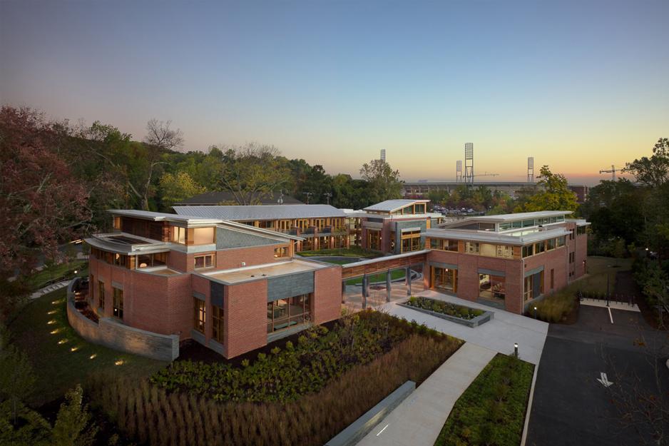 Aerial photo of the Jefferson Scholars Foundation.
