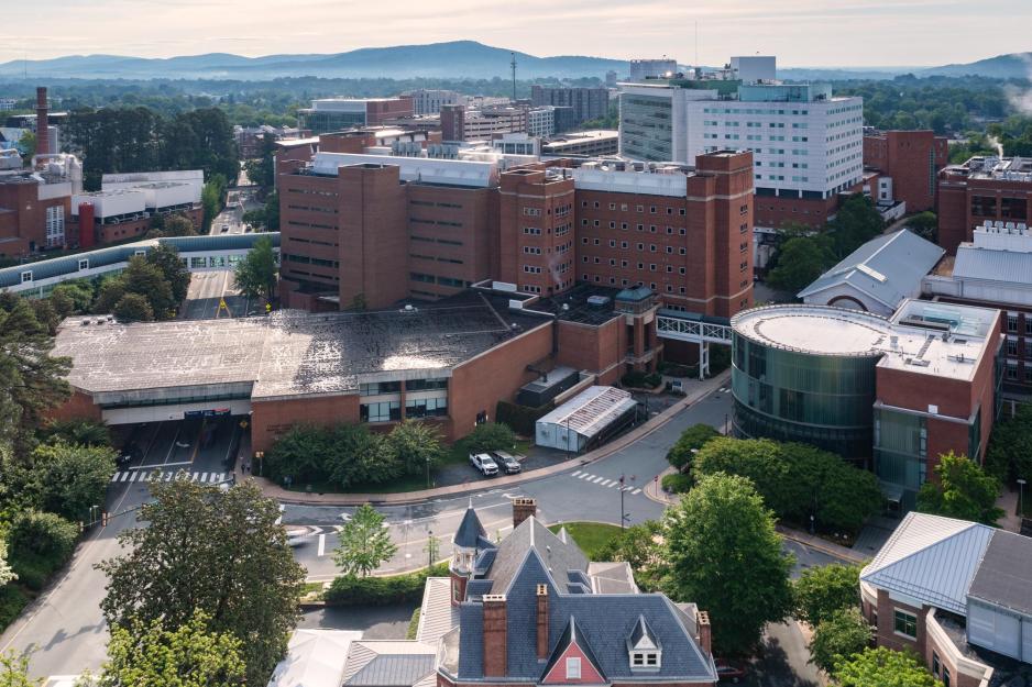 Arial image of the Hospital