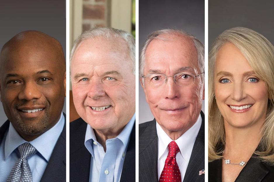 Collage of new board appointees
