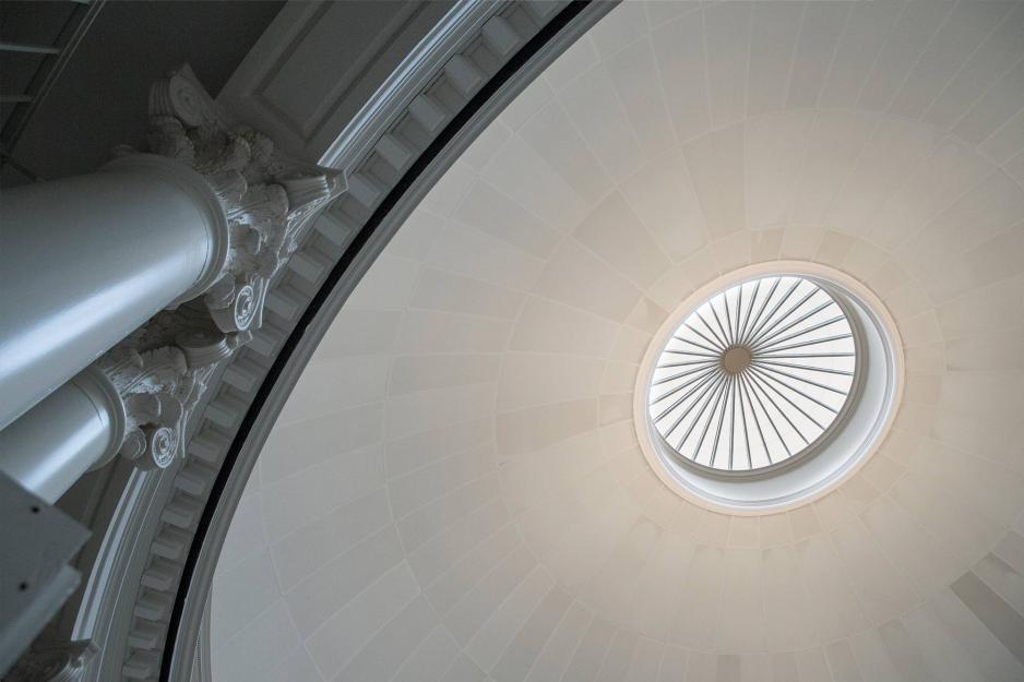 Oculus of the Rotunda viewed from below