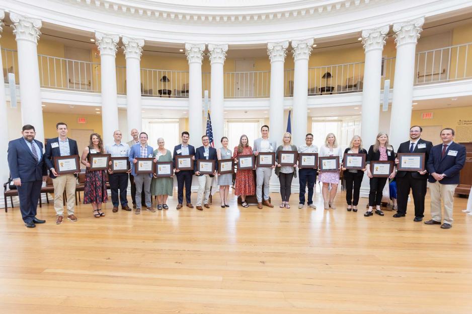 University employees and President Jim Ryan