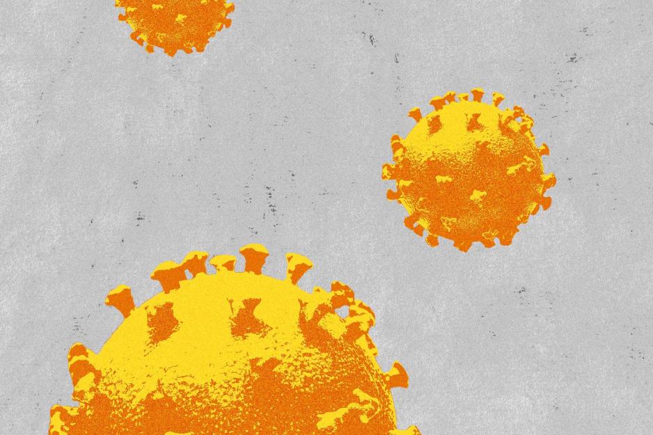 Illustration of a virus
