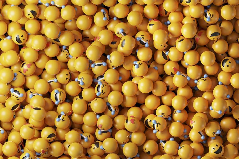 Pit of emoji balls