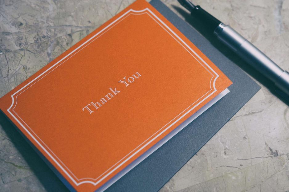 Thank you book