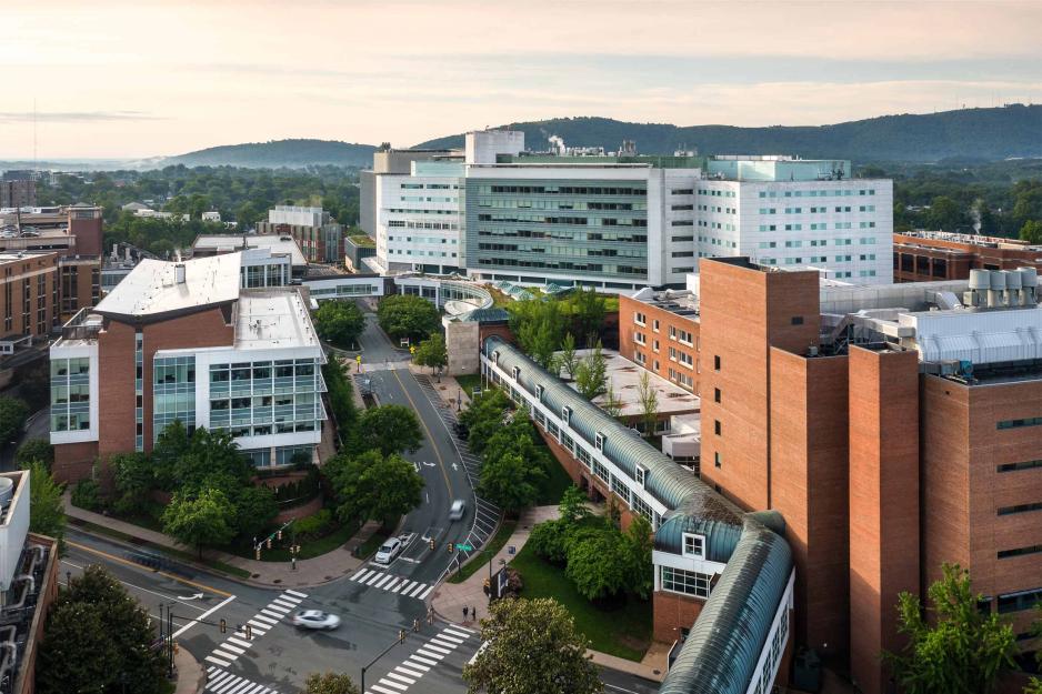 Aerial view of the University Medical Center