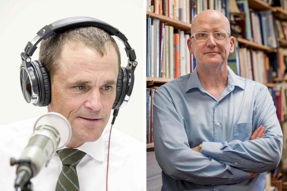 Portraits of Jim Ryan, left, and Daniel Willingham, right