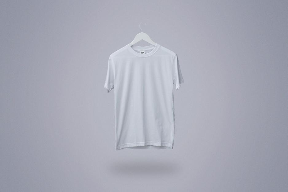 A single white tee shirt