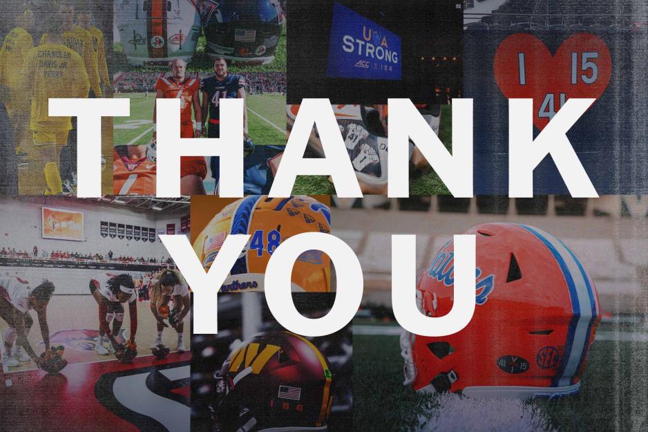 Text reads: Thank you