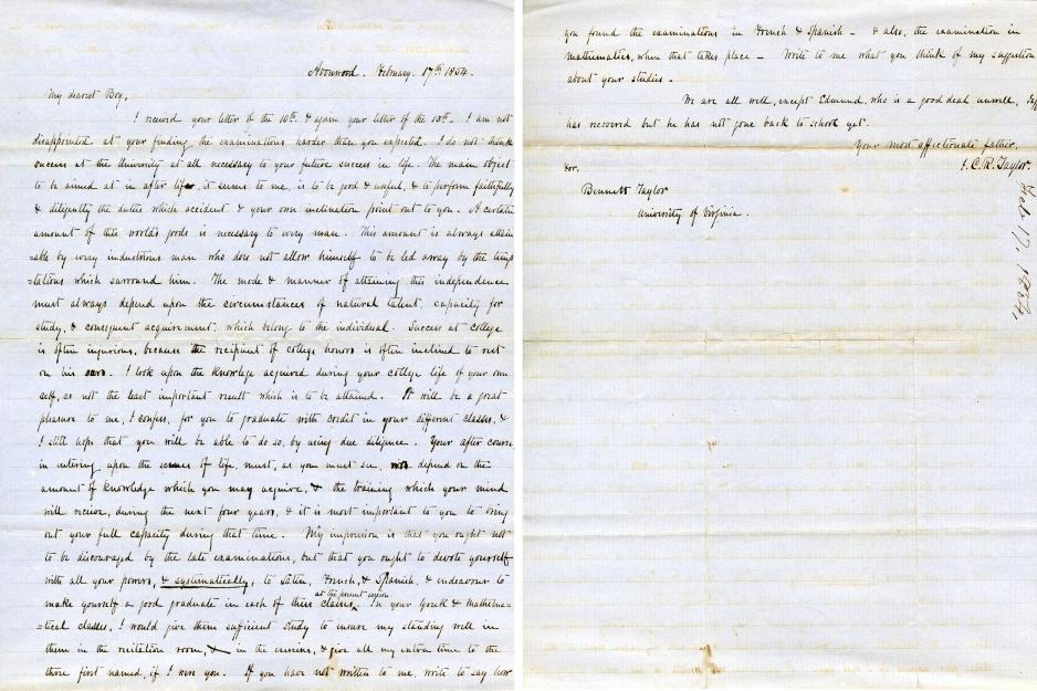 Handwritten letter