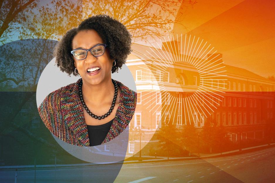 Portrait of new UVA School of Education Dean Stephanie Rowley smiling