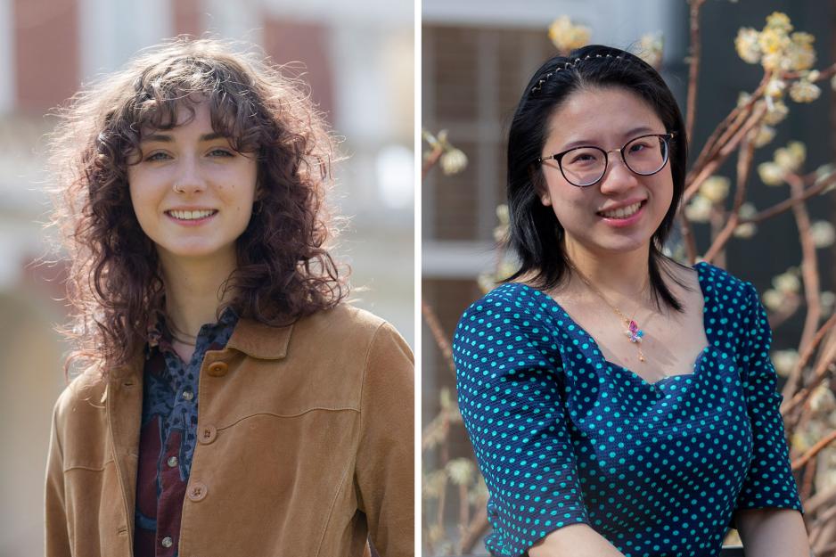 UVA students Theo O'Neil and Zhiwen Xu
