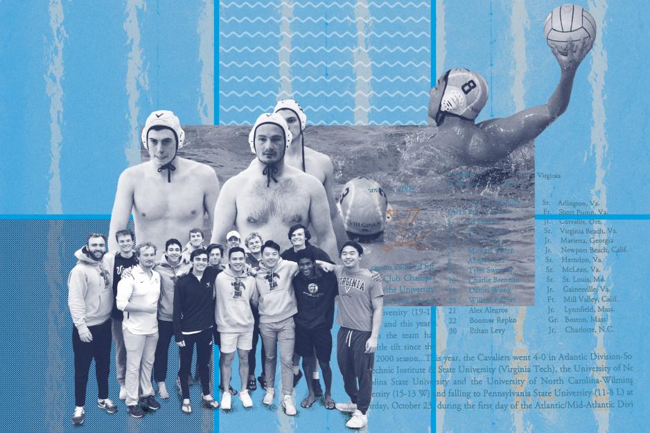UVA Mens Polo Team group photo and action shots