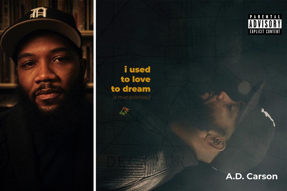 A.D. Carson headshot, left, A.D. Carson CD cover