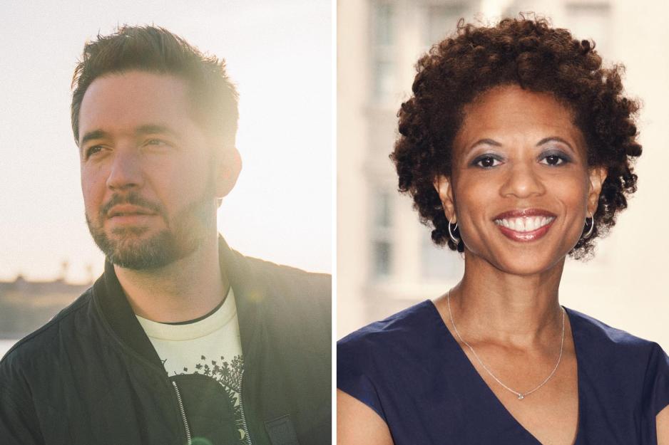 Headshots: Alexis Ohanian, left and Melody Barnes, right
