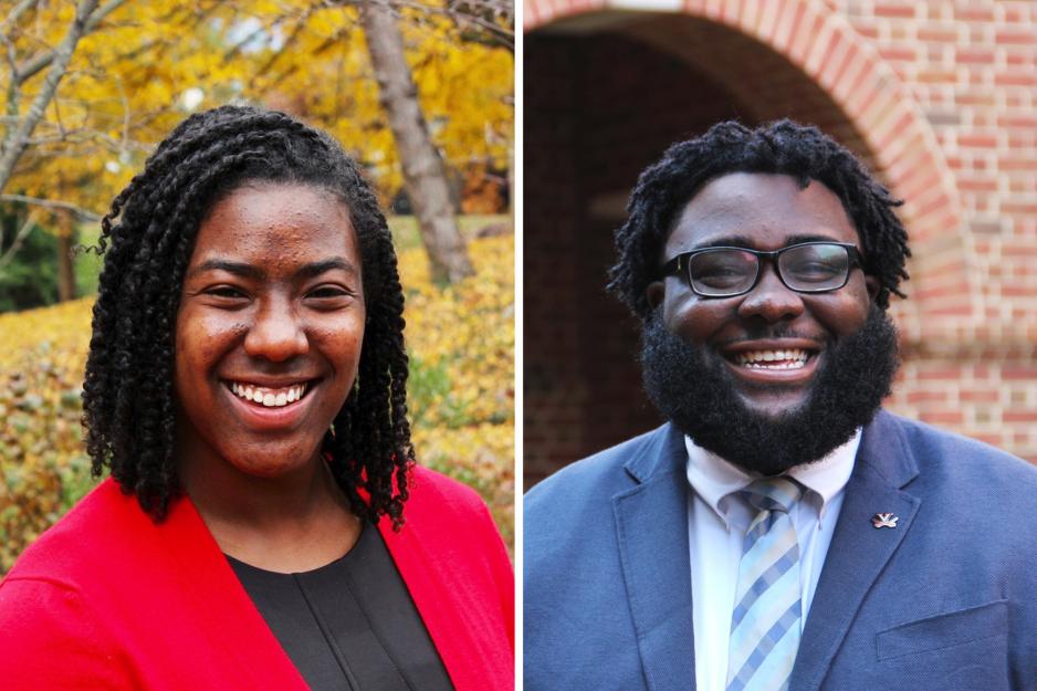 Headshots: Miray Seward, left, and Edward Scott, right,