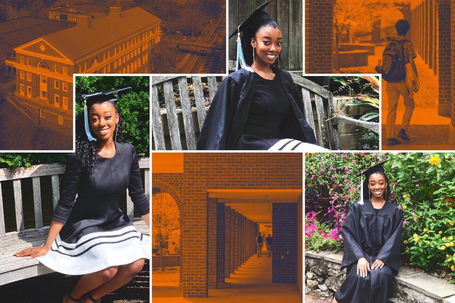 Collage of photos of  Fatimah Alhassan 