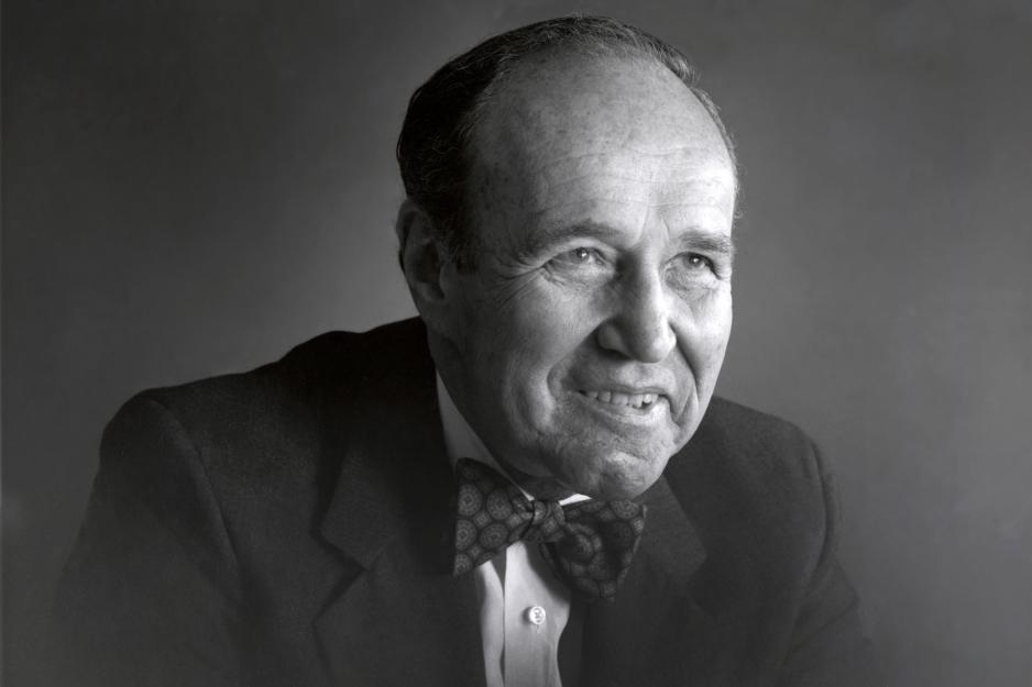 Mortimer Caplin, headshot black and white