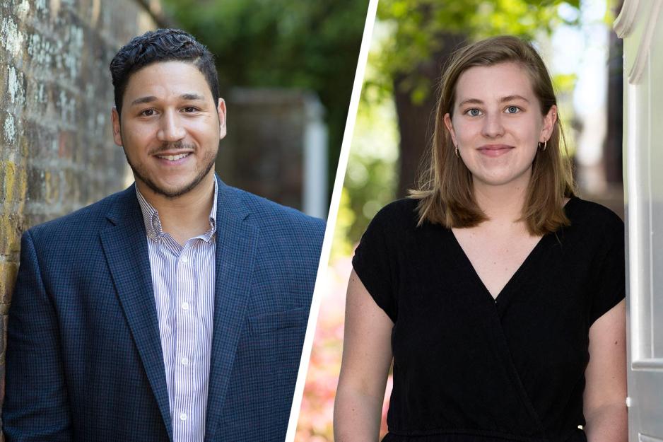 Headshots Left to right: Christian P.L. West and Sophia McCrimmon 