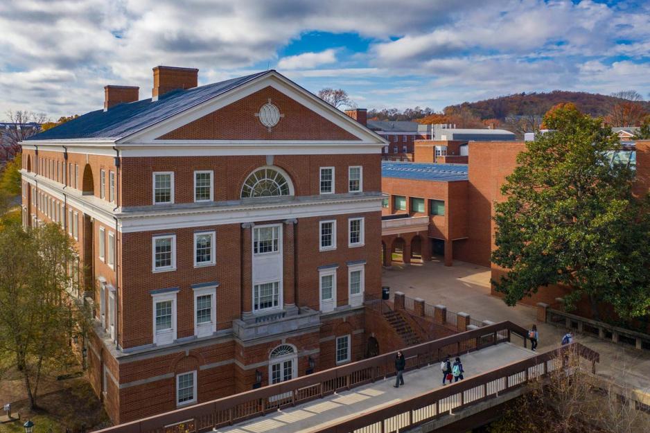Aerial View of Curry Hall
