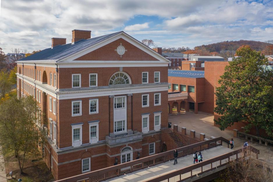 Aerial View of Curry Hall