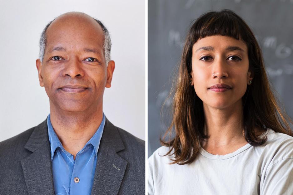 Headshots: Aaron Evans, left, and Nitya Kallivayalil, right