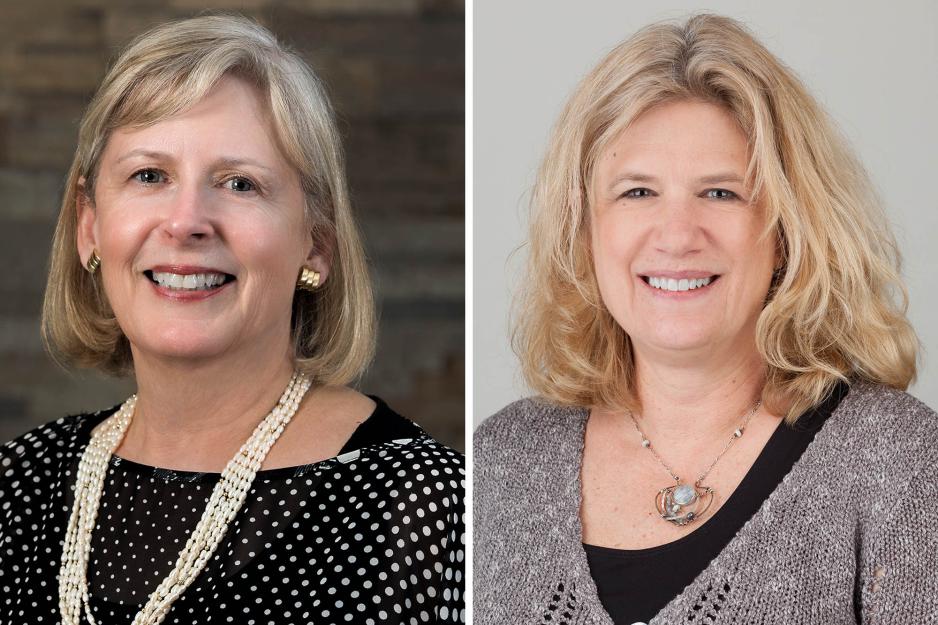 Headshots: Dorrie Fontaine, left, Natalie May, right