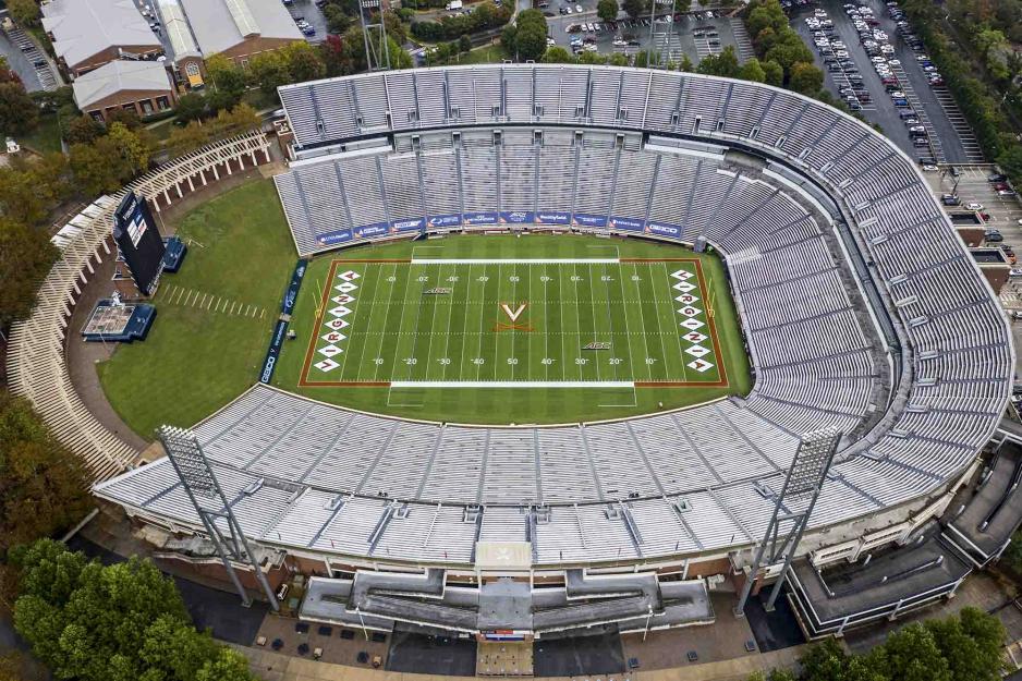 Arial View of Scots Stadium