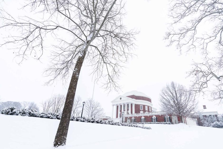 Rotunda in the snow