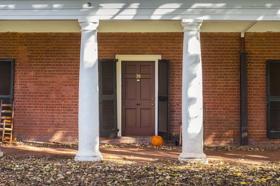Room door, 30, on the Lawn