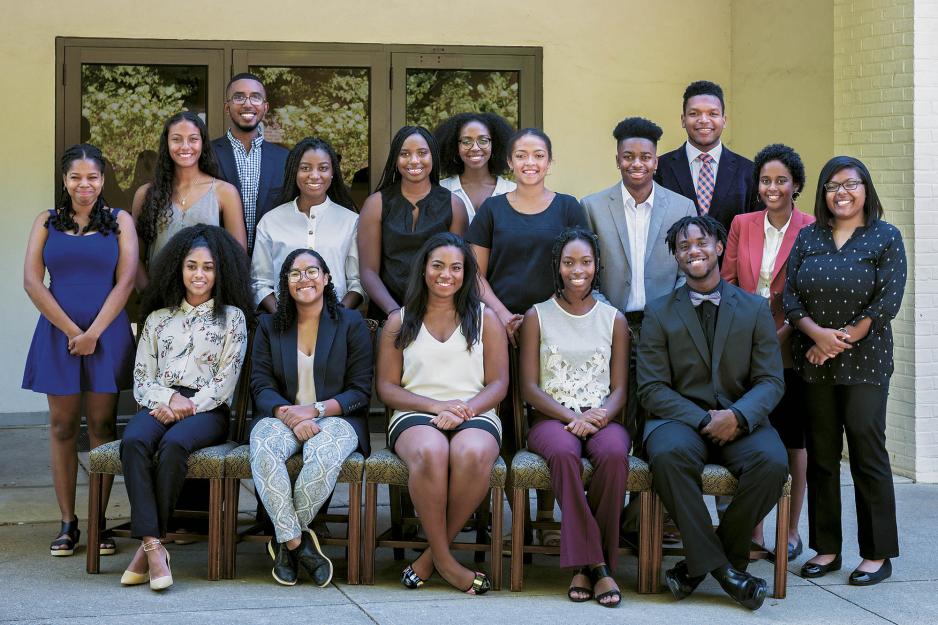 Group of scholarship winners group photo