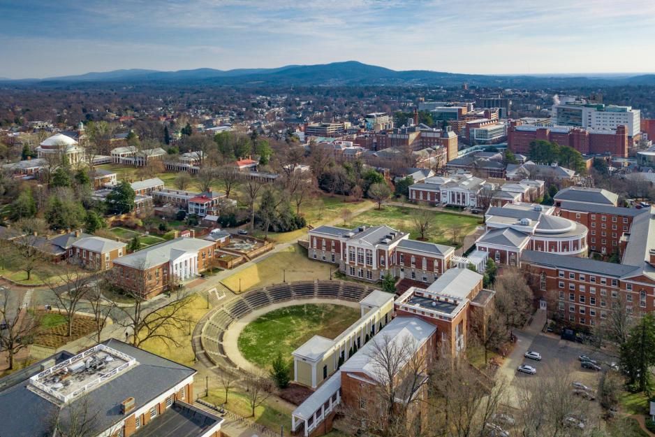 Aerial view of the Amphitheater 