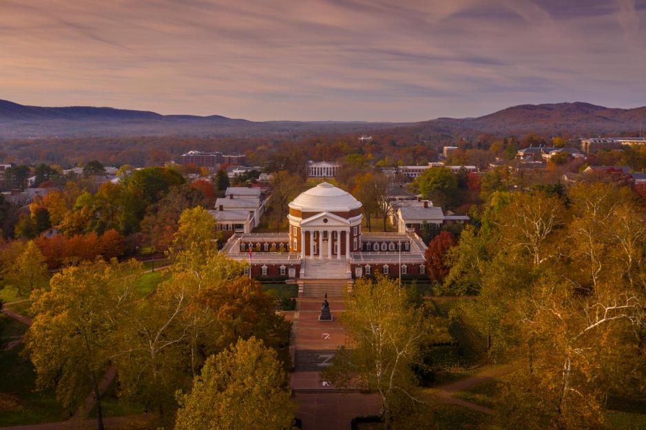 Arial view of the rotunda