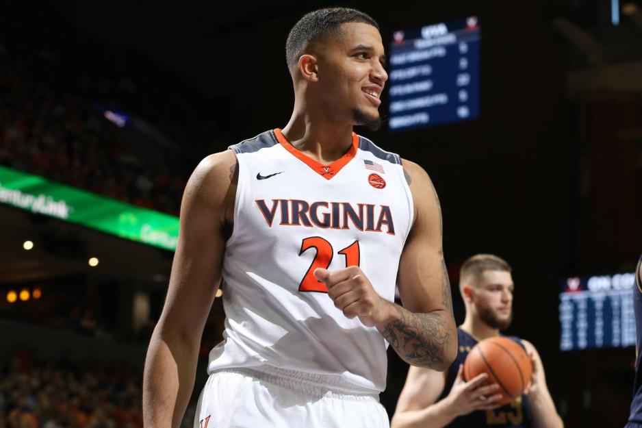 Isaiah Wilkins on the basketball court playing