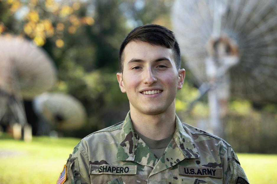 Cadet lieutenant Jacob Shapero headshot