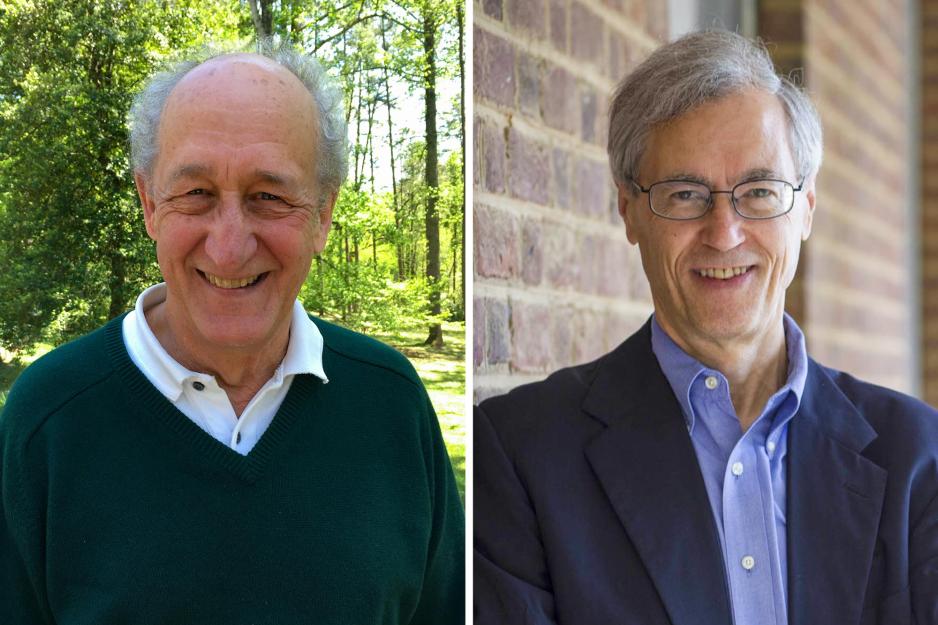 Headshots left to right: Jim Galloway, and Timothy Wilson