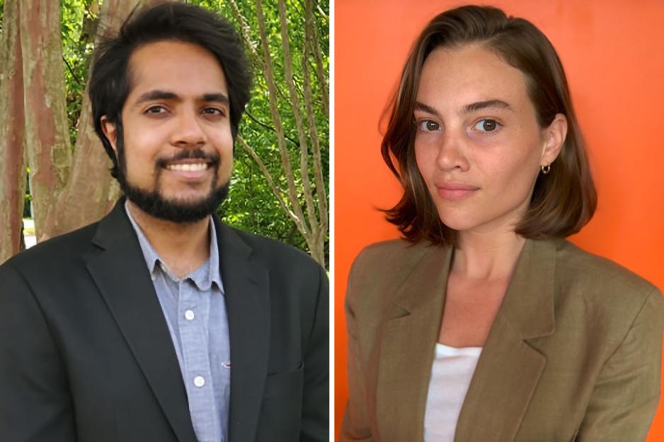 Headshots: Aditya Narayan, left, and Jill Ferguson, right