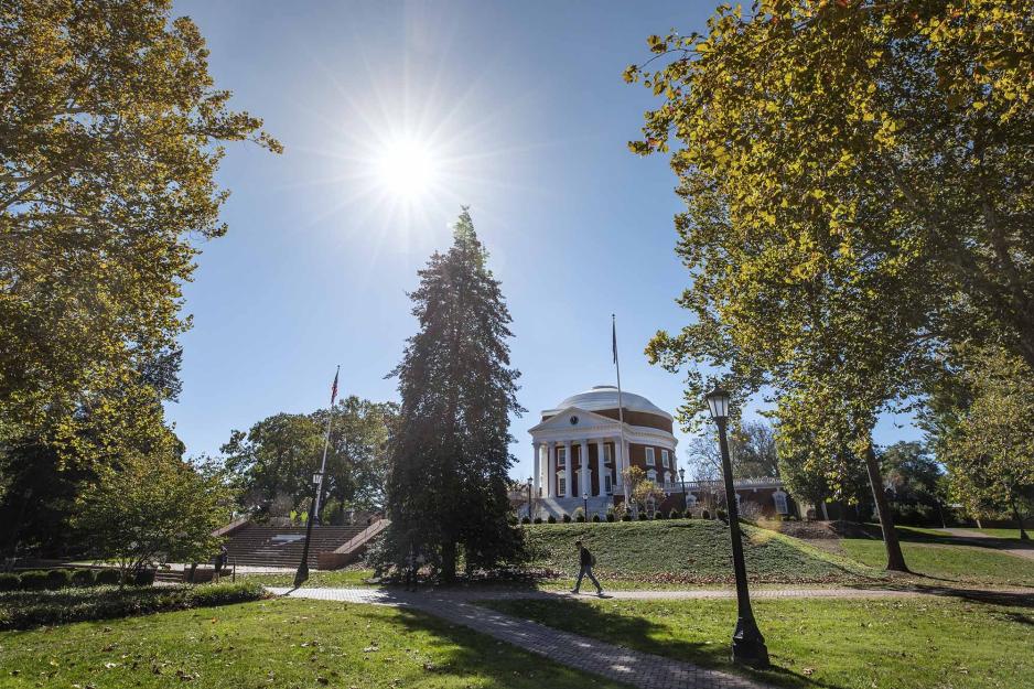 View of the Rotunda from down hill